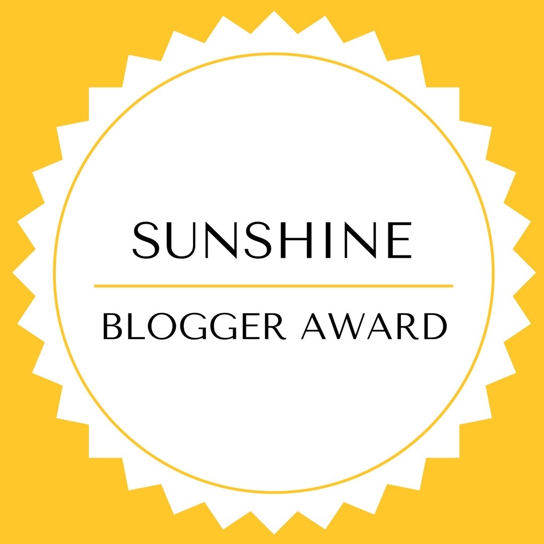 Sunshine Blogger Award!